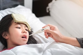 Taking a child's fever tempreture