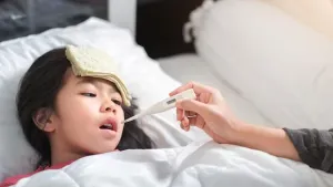Taking a child's fever tempreture