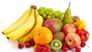 A variety of recommended fruits to eat during pregnancy