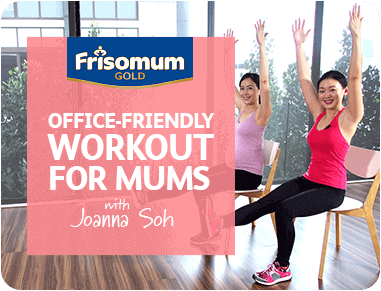 Office-friendly workout for mums