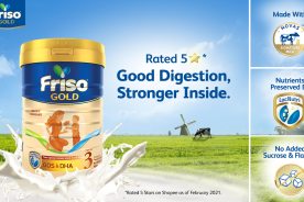 Friso® Gold 3 milk powder for good digestion and stronger inside
