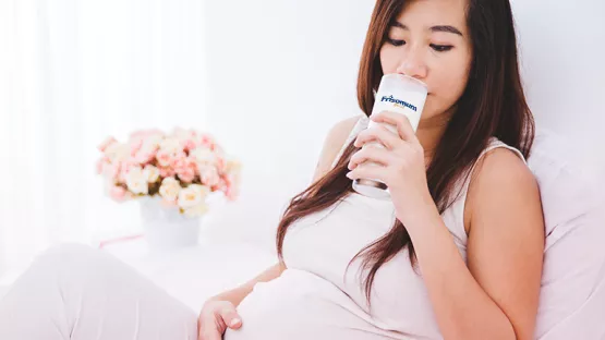 Pregnant woman drink Frisomum®  milk 