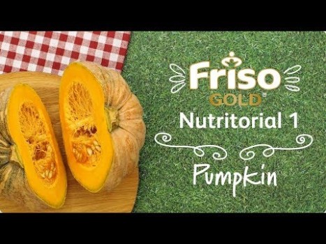 Wholesome pumpkin puree to feed your little one
