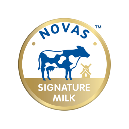 NOVAS Signature Milk Logo